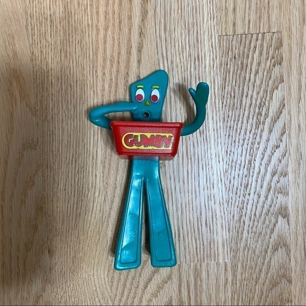 Gumby Imperial 1987 Vintage Toy W/ Bucket